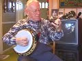 jim robinson (88) banjo, and ruthellen robinson (85) piano, play scrap iron at home in kansas city in 2001