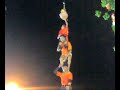 dahi-handi celebration at shivaji park, dadar, mumbai.a game with passion and full of entertainment.njoy..
