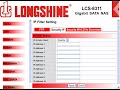 LONGSHINE LCS-8311 GIGABIT NAS SATA LONGSHINE LCS-8311 GIGABIT NAS SATA