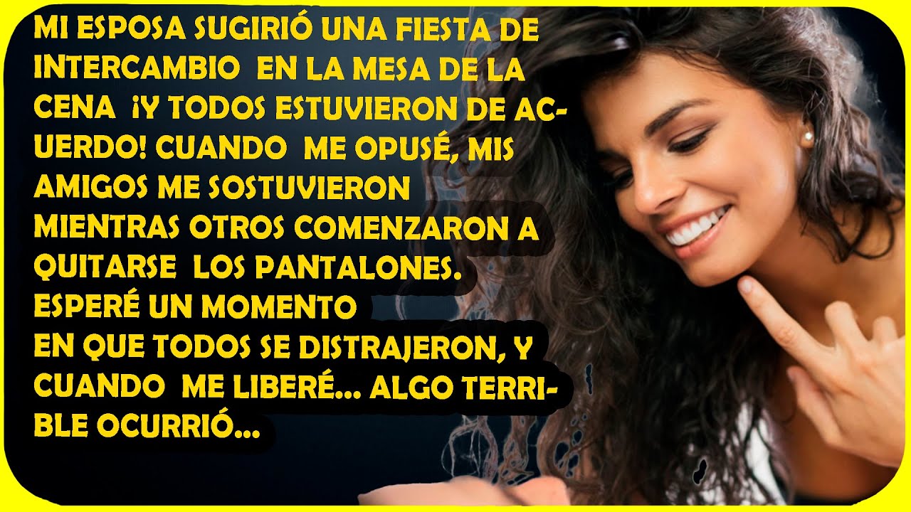 ¡Mi esposa sugirió organizar una fiesta de intercambio en la mesa y todos estuvieron de acuerdo!