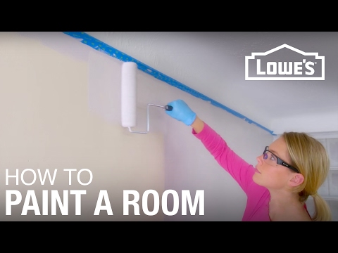 how to properly paint a room