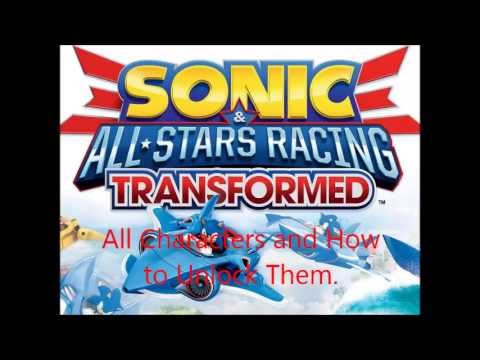 how to unlock characters in sonic racing transformed
