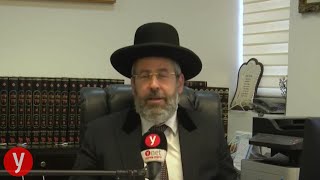 הרב הראשי: “עשרות רבנים שאלו אותי, מסוכן להתחסן? אז התחסנתי ראשון”