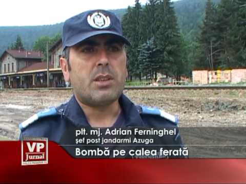 Bombă pe calea ferată