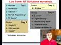 videos de Low Power RF Solutions Workshop Agenda