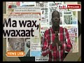 La revue de presse avec M Mouhamed Ndiaye 26 décembre 2012