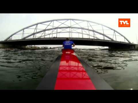studenten - GEMEENSCHAPSTV TVLIMBURG - De Khlim komt als eerste over de streep tijdens de pré regatta qualifiers. Ze laat de PHL, de Xios Hogeschool en de UHasselt achte...
