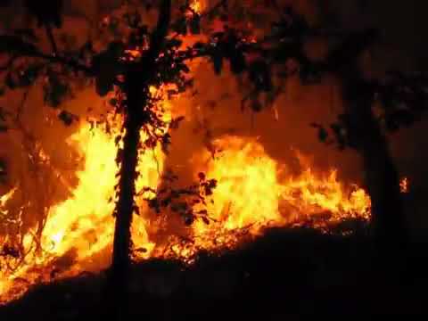Incendio calci Ottobre 2011 - La Racchetta