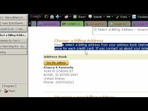how to fill amazon shipping address
