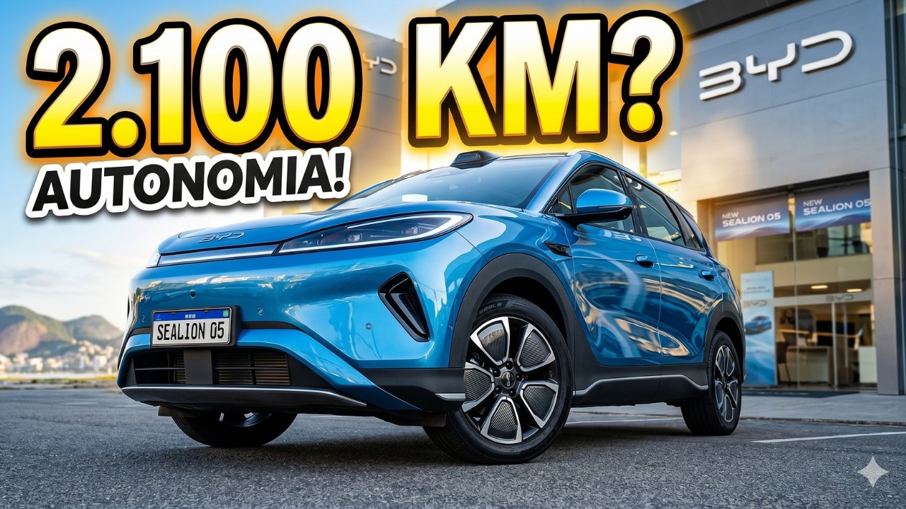 BYD Sealion 05 Chega com 2.100 km de Autonomia e Pode Abalar SUVs Híbridos!
