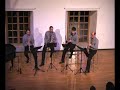 csaba t?zk? (hungarian saxophonist, composer) works, especially written to the budapest saxophone quartet. live concert in essen (germany), 2007. the pieces are: 1., eleninho horo 2., folk song from moldva 3; daichovo horo