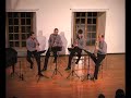 csaba t?zk? (hungarian saxophonist, composer) works, especially written to the budapest saxophone quartet. live concert in essen (germany), 2007. the pieces are: 1., eleninho horo 2., folk song from moldva 3; daichovo horo