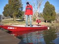 Jon boat decking project 3/4 plywood test