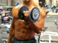 Greg Doucette pumping up for a photoshoot for my sponsor PVL