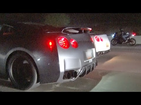 SOCAL - SUPER close match up between these three racers, check out a bunch of roll races from our trip to SoCal where we saw these two 600whp GT-R's battle against e...