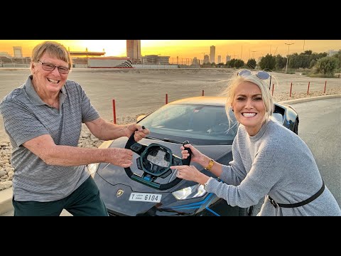 Teaching Dad How To Drive A Lamborghini