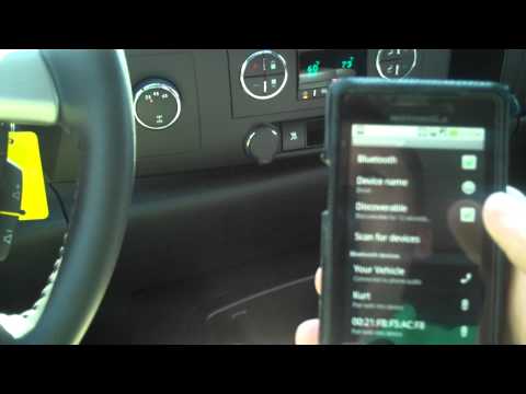 how to use bluetooth in gm vehicles