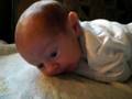 Q does more tummy time