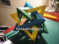 Origami star (Five intersecting tetrahedra)
