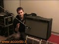 La ripresa ambientale di un amplificatore per chitarra