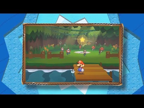Видео № 0 из игры Paper Mario: Sticker Star [Nintendo Selects] (Б/У) [3DS]