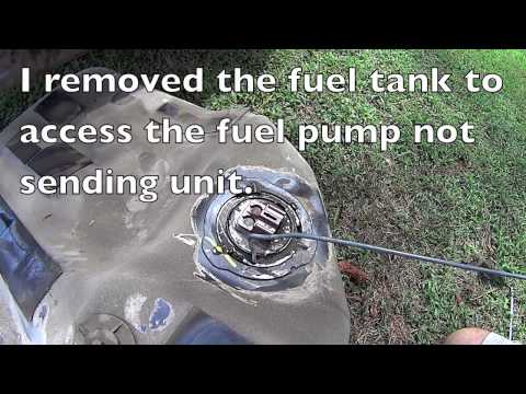 DIY How to fix a stuck fuel gauge, Honda Accord sending unit repair and location