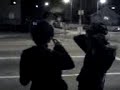Drunk girls at buss stop