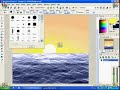 Photoshop - Making a sea and sunset Photoshop - Making a sea and sunset