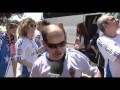 Llegada de la afición a Getafe.