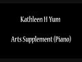 Arts Supplement (Piano)