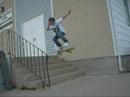 levi wawryk kickflip 5 stair