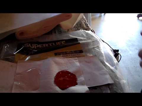 how to dye drop cloth