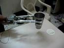 A robotic hand uses to grab an object