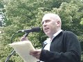 Richard Flanagan at Pulp Mill Rally Hobart 17.11.2007