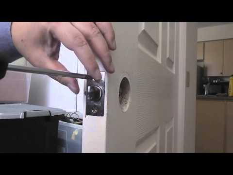 how to fit door knobs