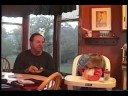 Little Sue in her high chair