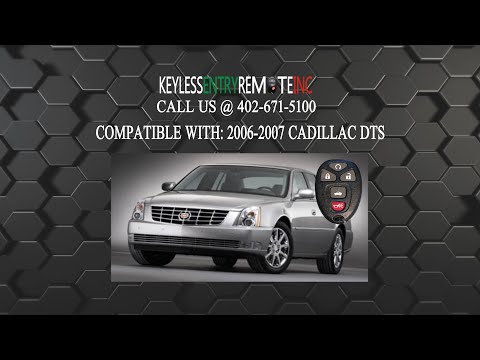 How To Replace Cadillac DTS Key Fob Battery 2006 2007