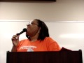 Pastor Martina Wade-Hill preaches