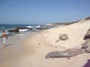 Erik Fransson myser p� hemlig strand i Tarifa