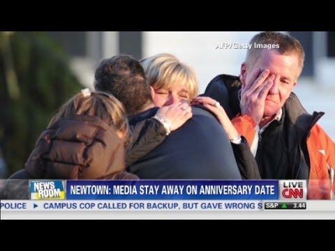 ANNIVERSARY - Newtown officials are asking the media to stay away as they mark the anniversary of the Sandy Hook school shooting.