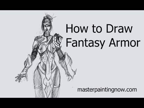how to draw armor