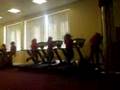 videos de amber,me,&amy on running macheines,amber nearly fell off lol