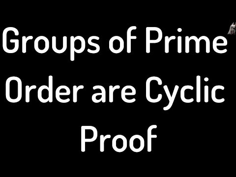 how to prove cyclic