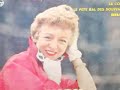 here is a famous french song performed in french and english by the great singer and actress patachou.
patachou, born henriette ragon in 1918 in paris, had several jobs before managing, in 1948, a cabaret-restaurant in montmartre, where she began singing, at first for her own pleasure. she was nicknamed 