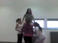 Academy Angels cheerleaders stunts in practice. Academy Angels cheerleaders stunts in practice.