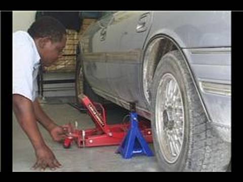 How to Replace a Fuel Pump : Jacking Up Car to Change Fuel Pump