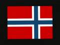 Norge i rødt hvit og blått