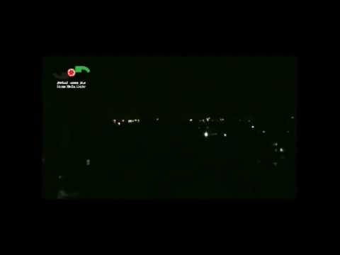 حمص الوعر انفجار هائل جراء سقوط صاروخ ليلاً على الحي 31 7 2014