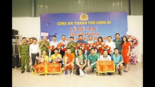 Bế mạc giao lưu thể thao Công an thành phố mở rộng và khánh thành vườn hoa, nhà thi đấu