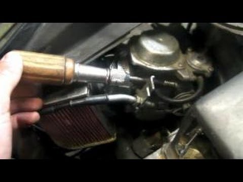 how to adjust air fuel mixture on a carburetor